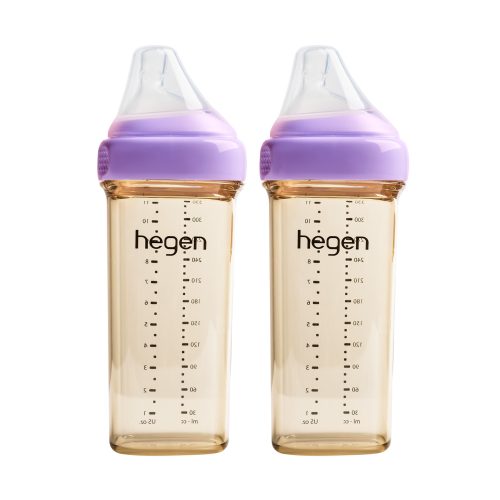 Bộ 2 bình sữa Hegen PPSU 330ml núm ti size L trên 6 tháng